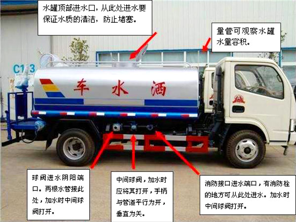 歐曼20噸灑水車運(yùn)水車操作注意事項(xiàng)